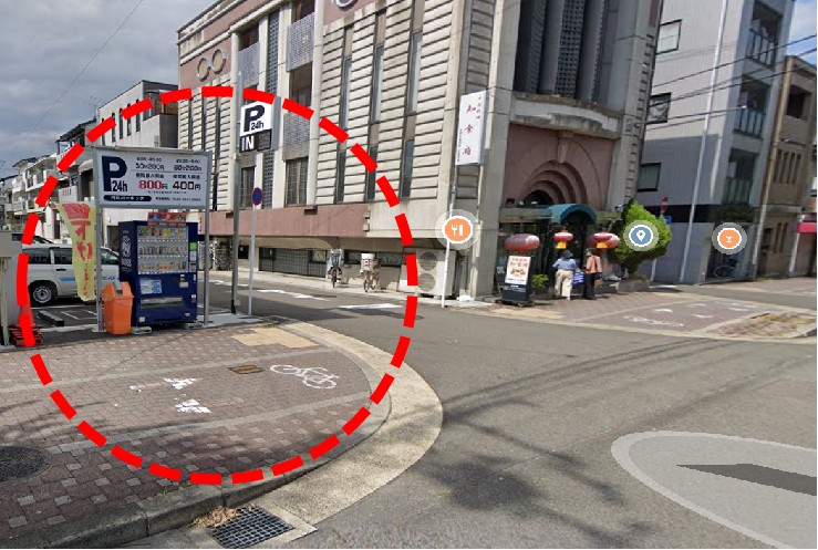 提携駐車場（円町パーキング）